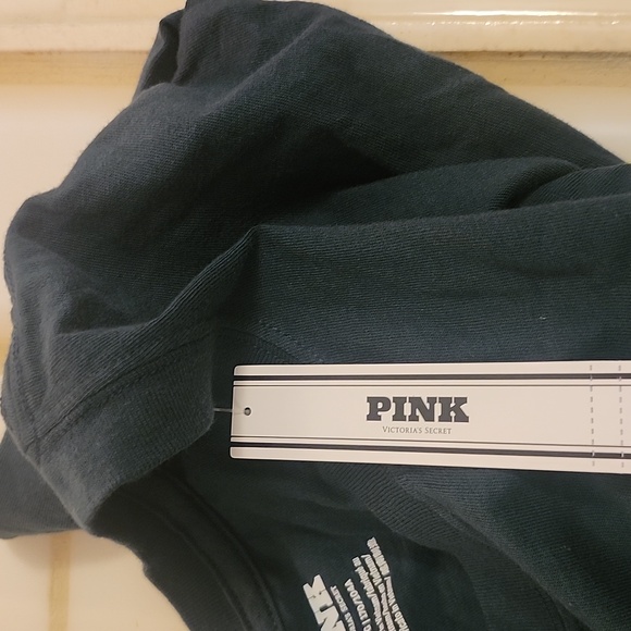 PINK Victoria's Secret Kids Tee - Black with Yellow Print - Picture 3 of 3